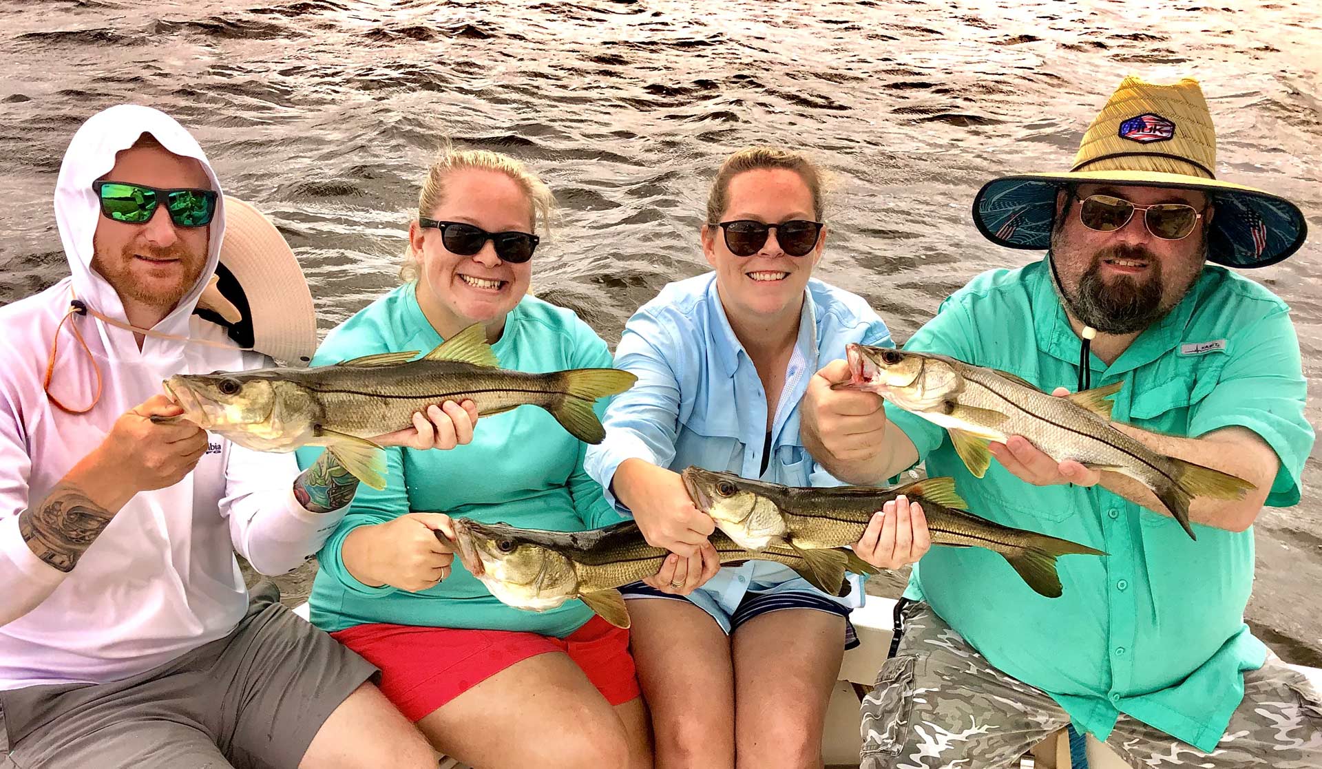 Group Photo After Catching Fishes